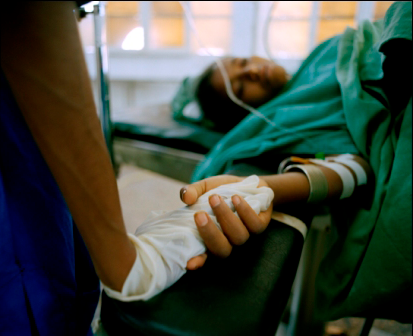 Fistula patient in surgery w