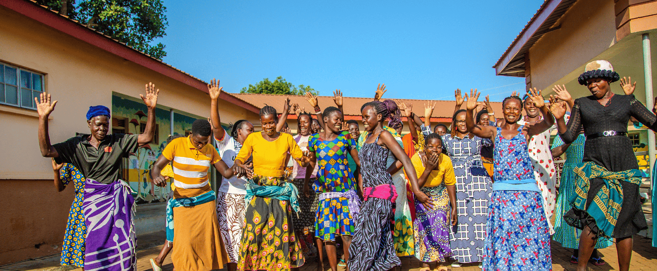 Fistula survivors joyfully celebrate their health at CoRSU Hospital.